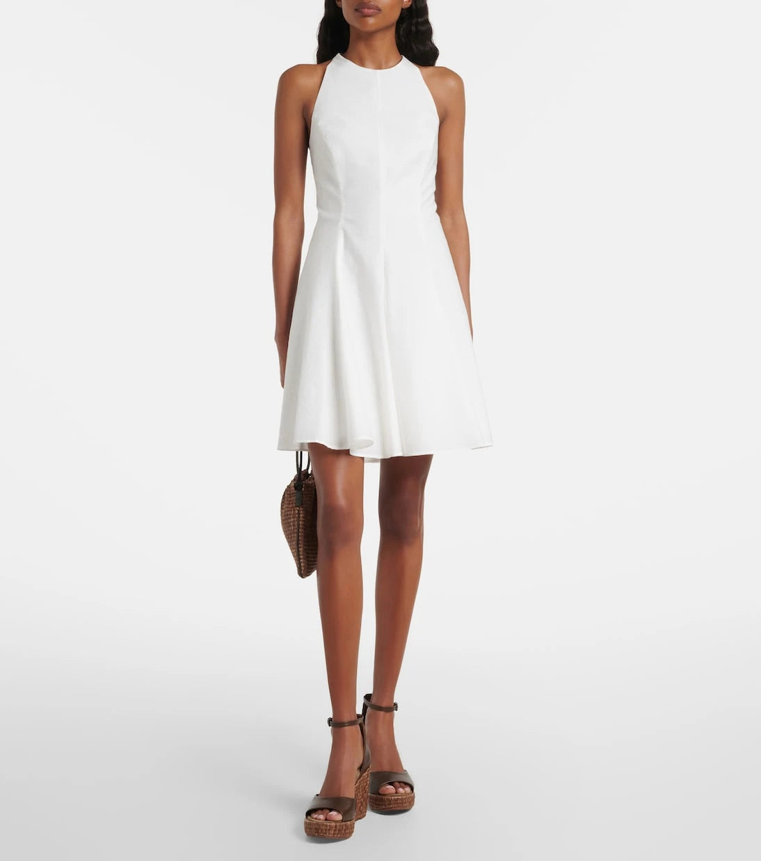 Brunello Cucinelli - Cotton-blend minidress