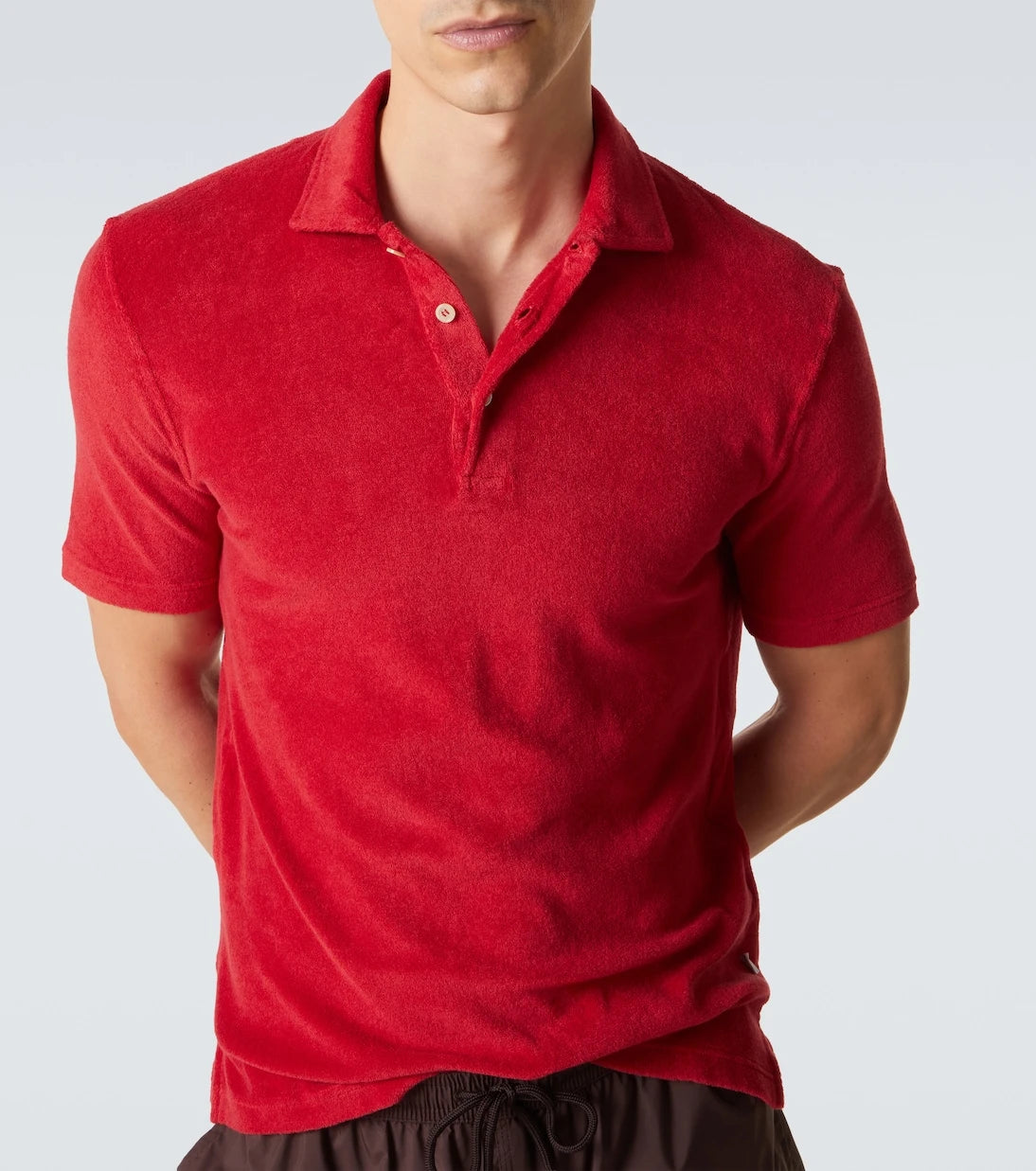 Fedeli - Mondial cotton terry polo shirt