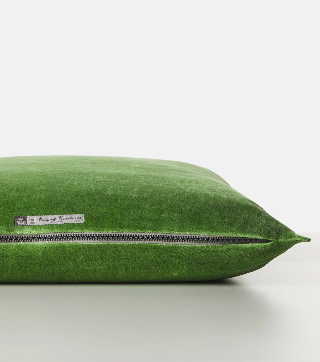 Maison de Vacances - Leather-trimmed cushion