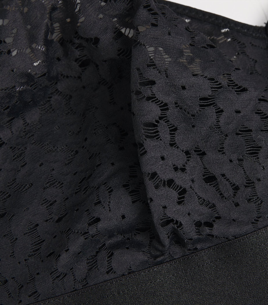 Chantelle Black Lace Norah Wire-Free Support Bra