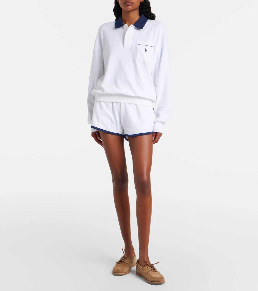 Polo Ralph Lauren - Cotton-blend terry shorts