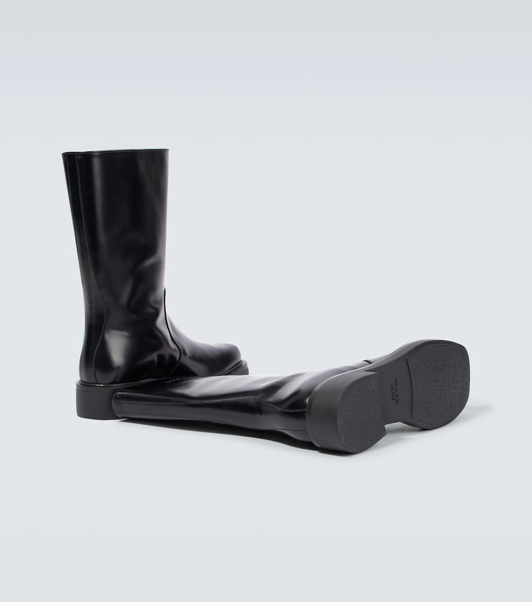 Prada - Brushed leather Chelsea boots