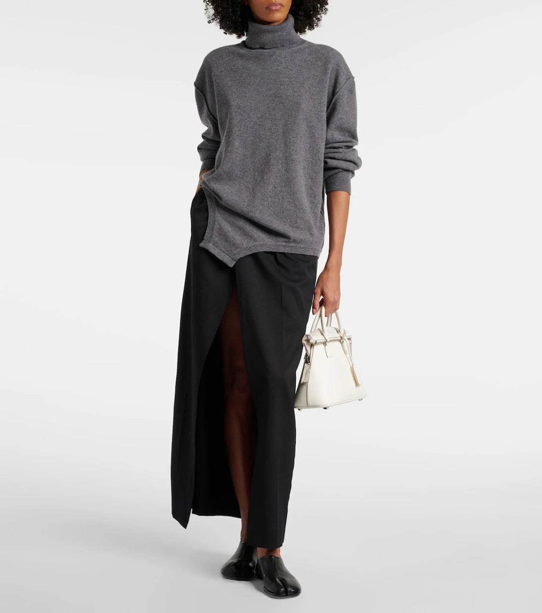 Maison Margiela - Tabi leather loafers