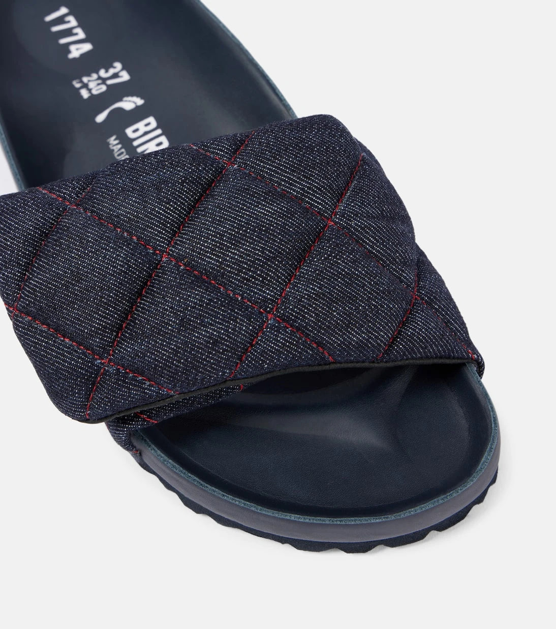 Birkenstock 1774 - Sylt quilted denim slides