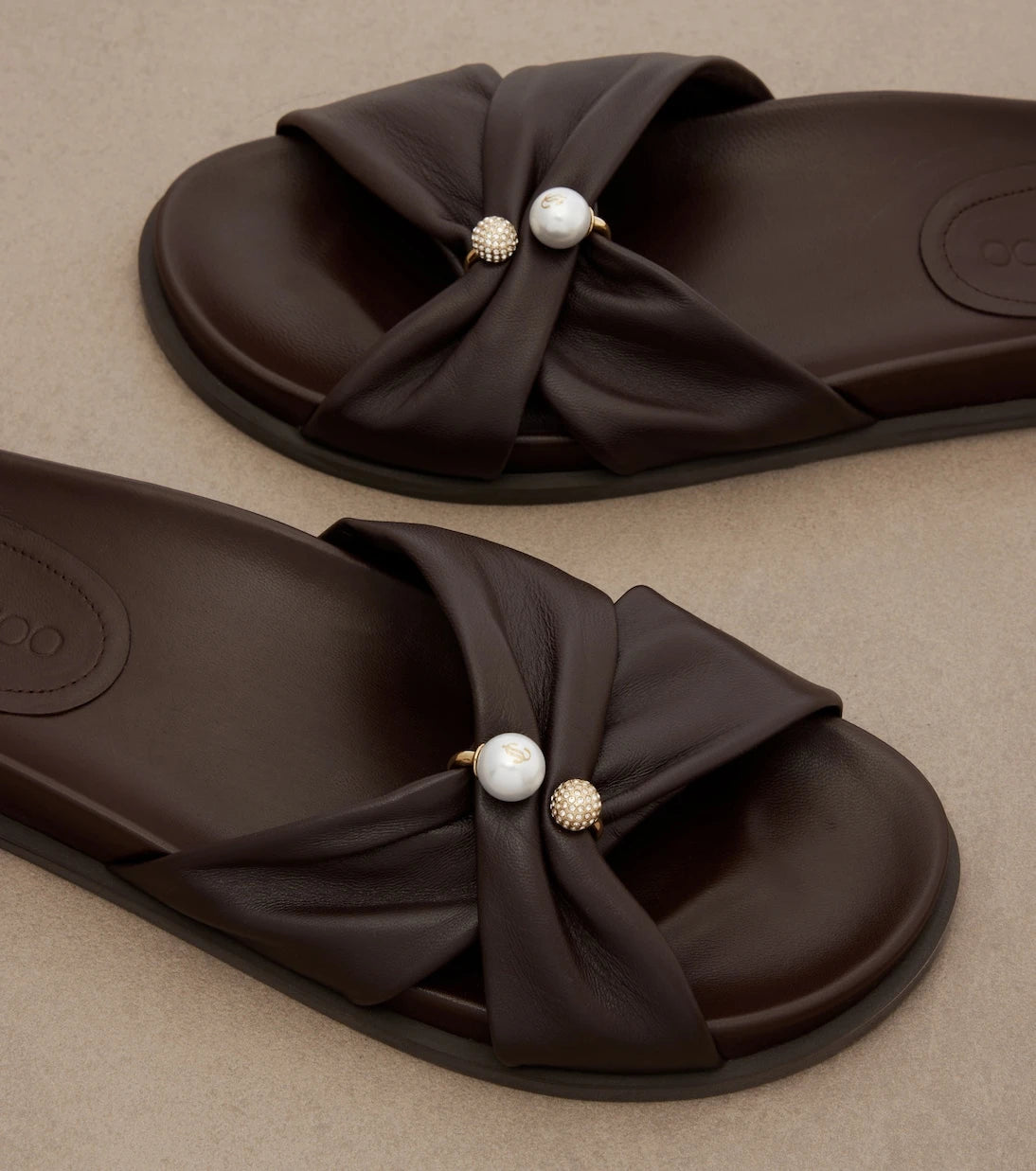 Jimmy Choo - Rafi embellished leather sandals