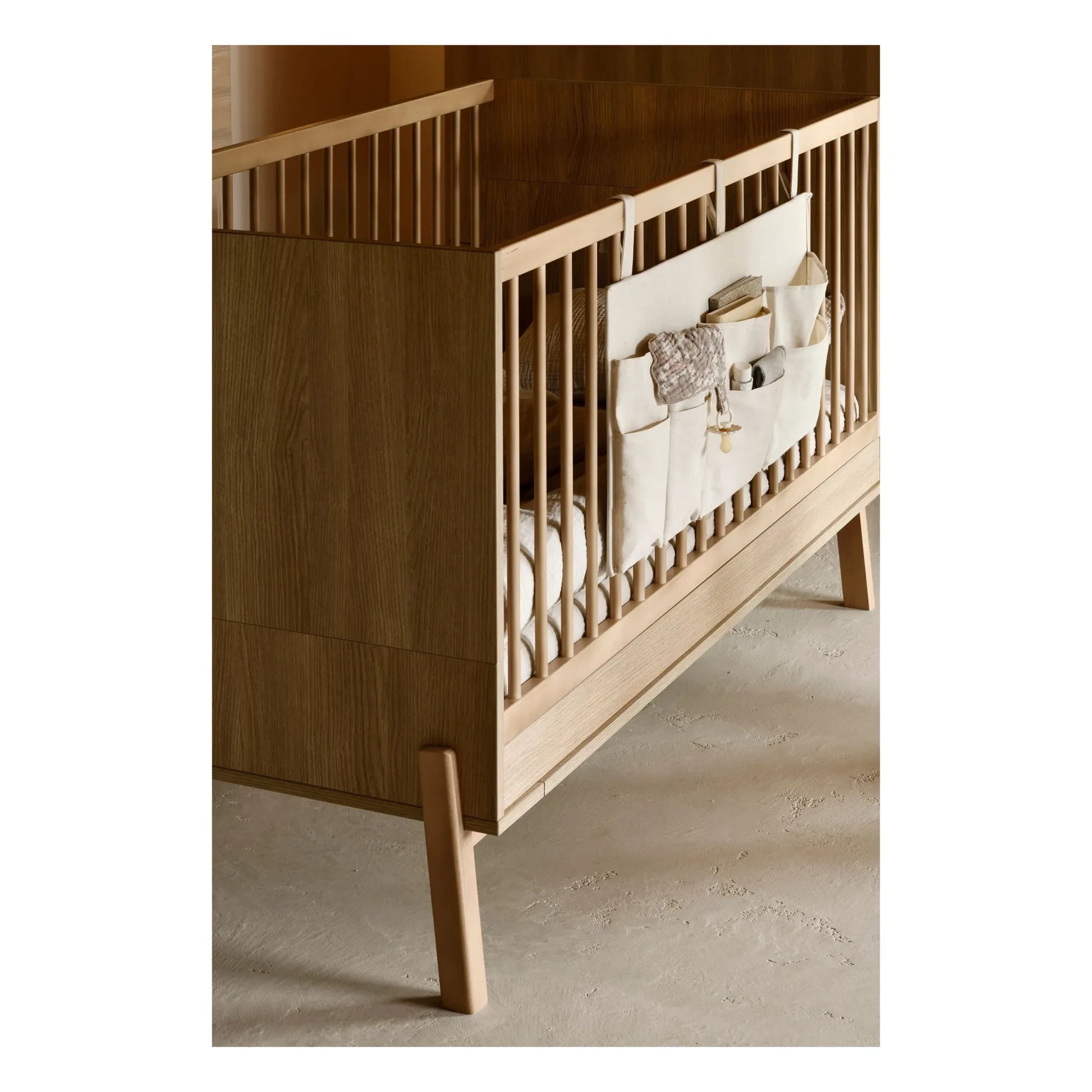 Quax - Ashi cot bed 60x120 cm | Honey