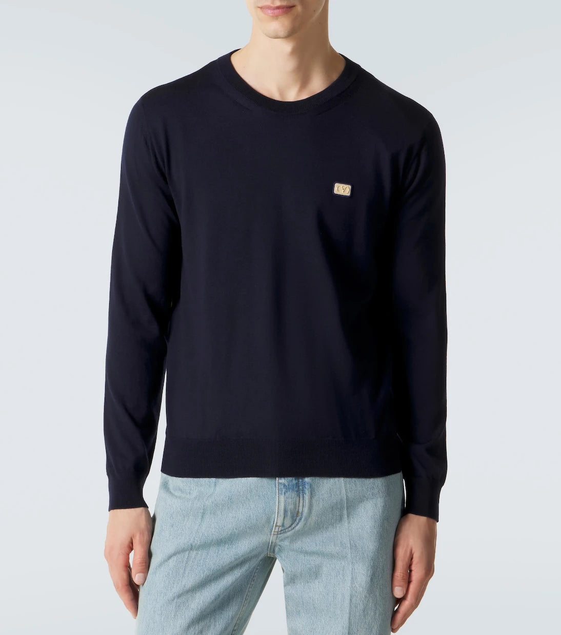 Valentino - VLogo virgin wool sweater
