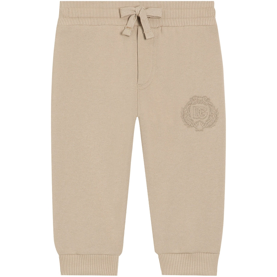 Dolce & Gabbana Kids Cotton Crest Sweatpants (3-36 Months)