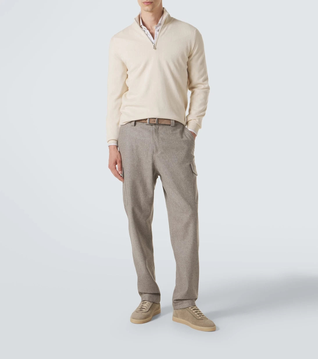 Brunello Cucinelli - Cashmere half-zip sweater