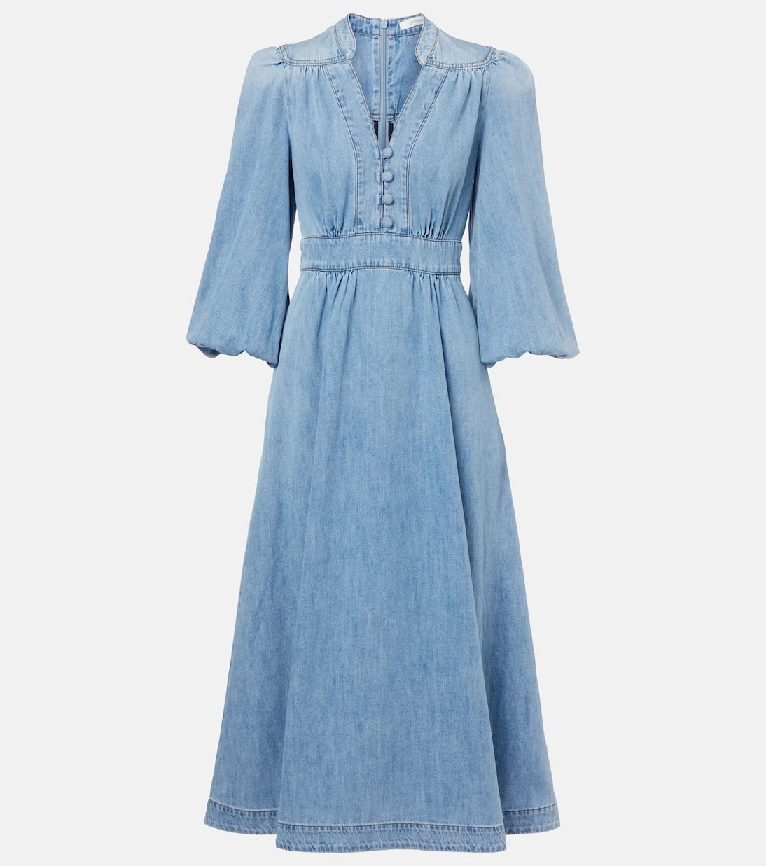 Zimmermann - Lucky denim midi dress