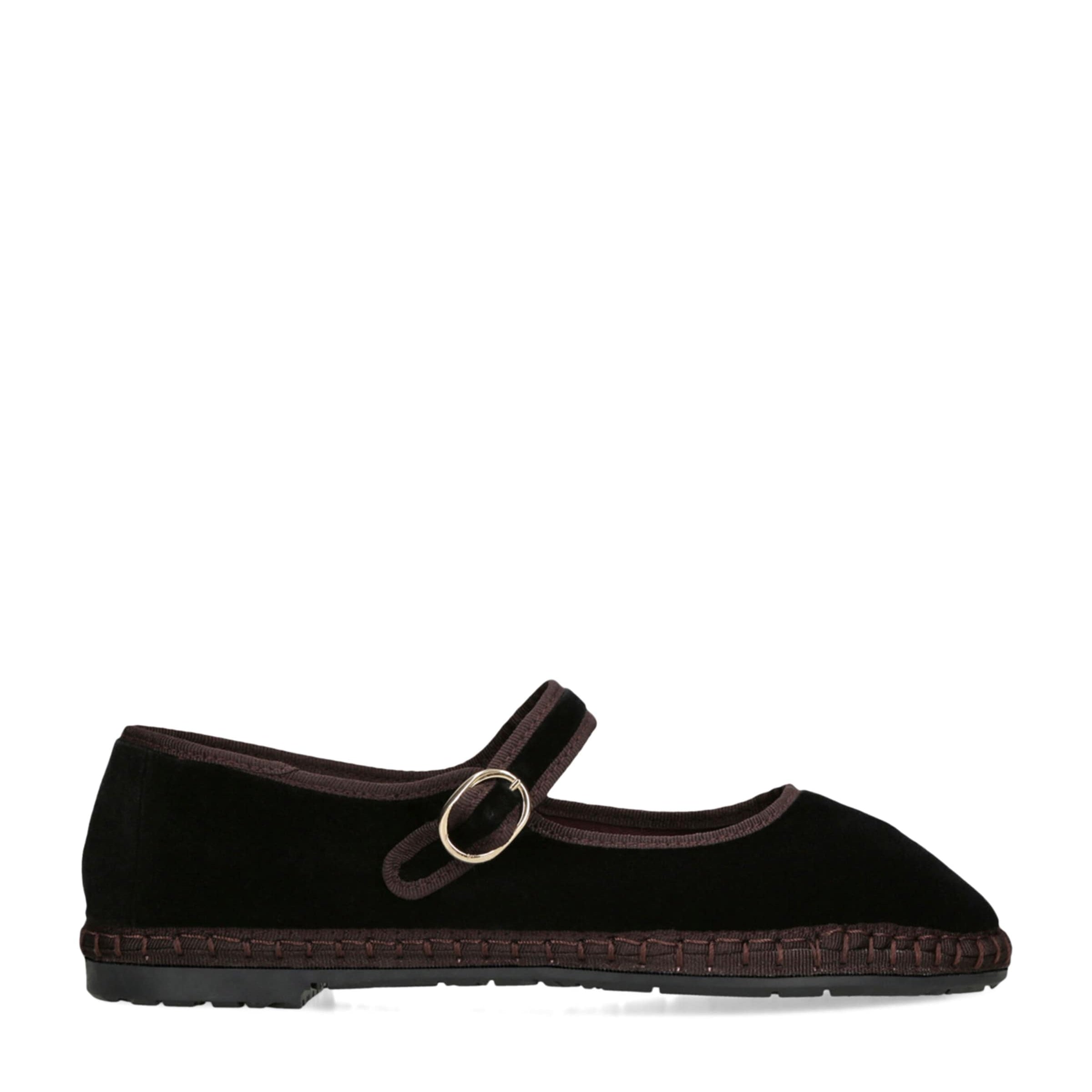 Flabelus Black Velvet Sethe Mary Janes