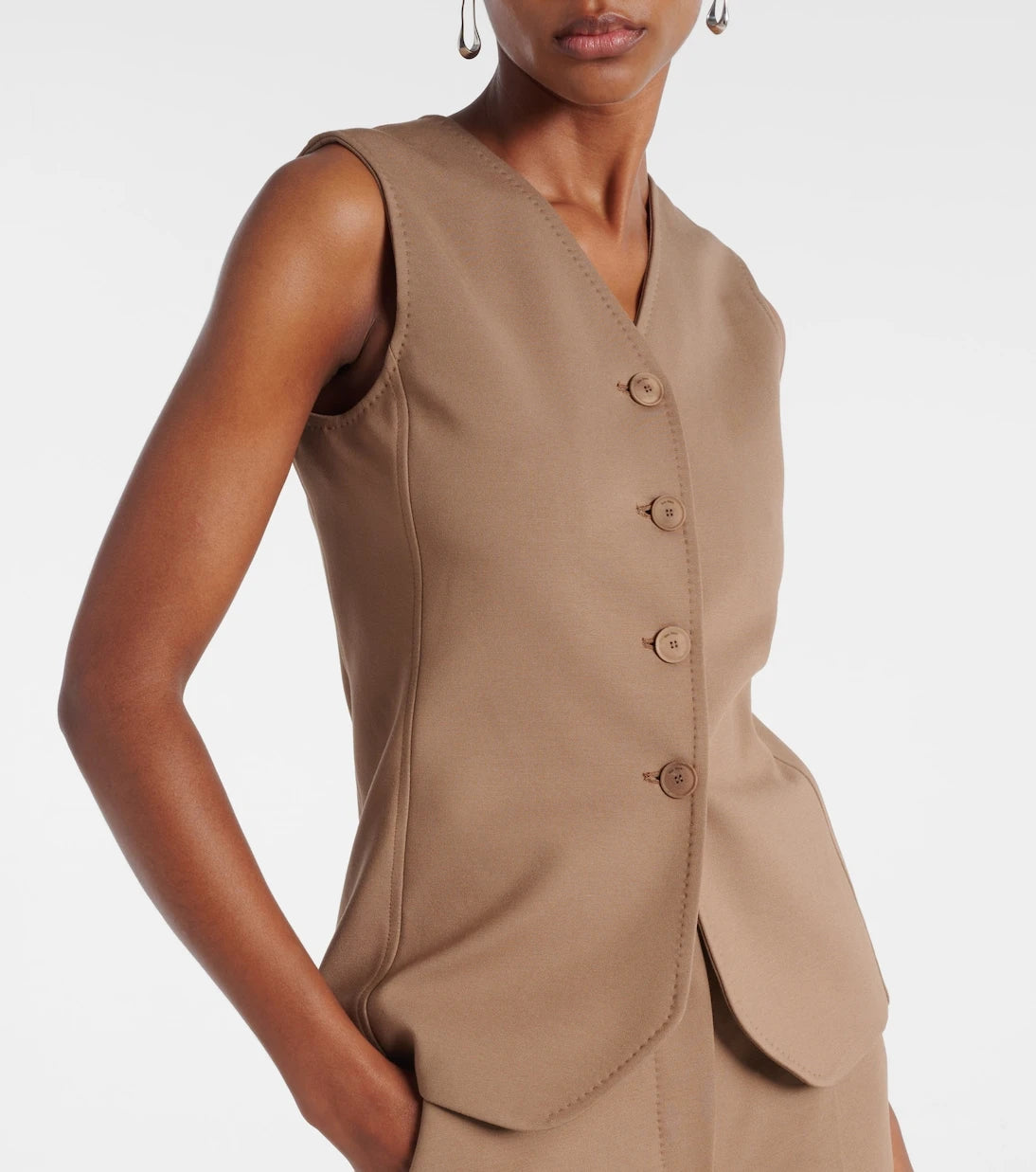 Max Mara - Fornovo jersey vest