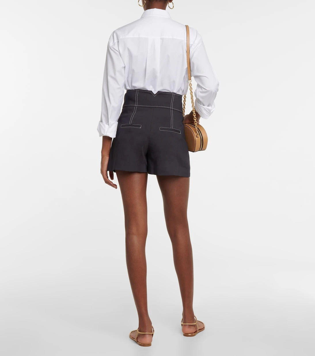 Veronica Beard - Alicia high-rise shorts