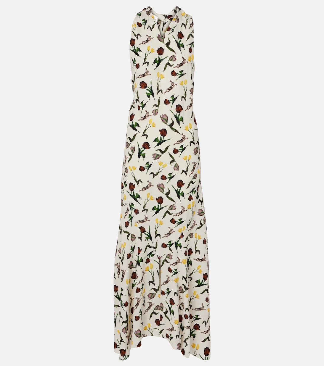 Marni - Floral poplin maxi dress