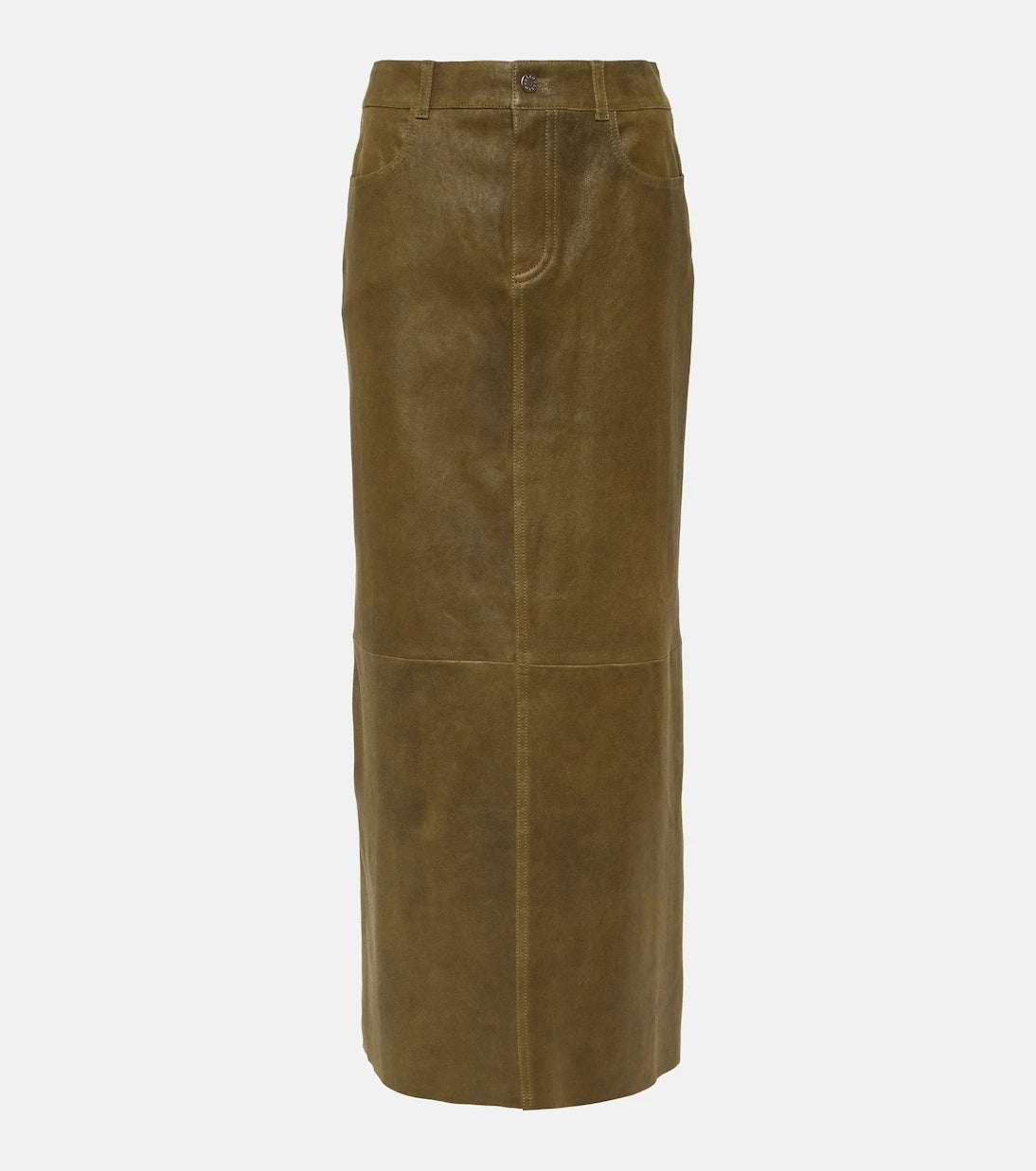 Stouls - Beth leather midi skirt
