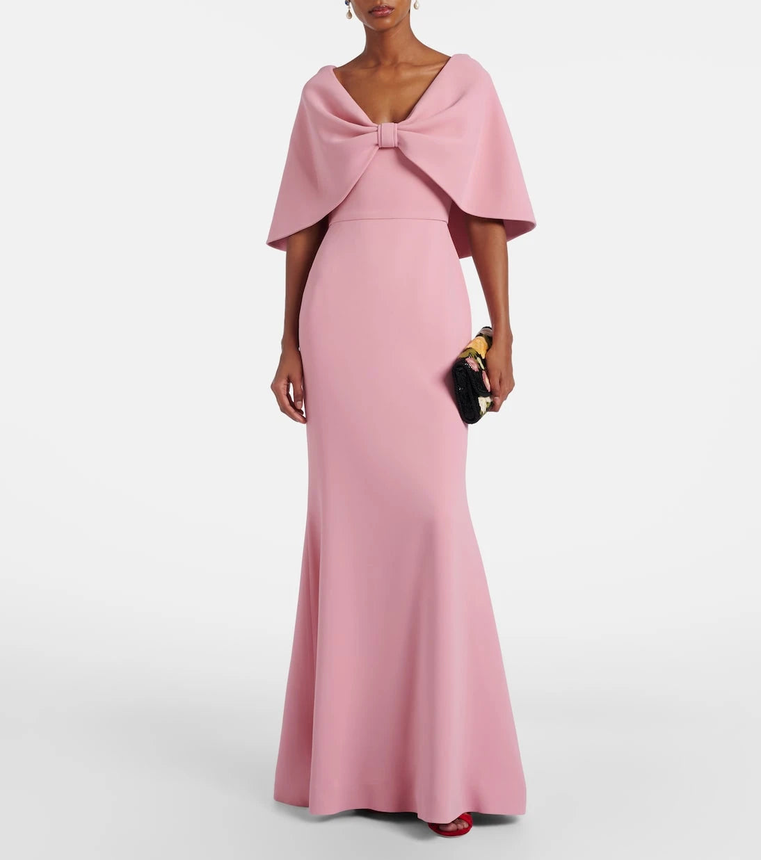 Elie Saab - Caped cady gown