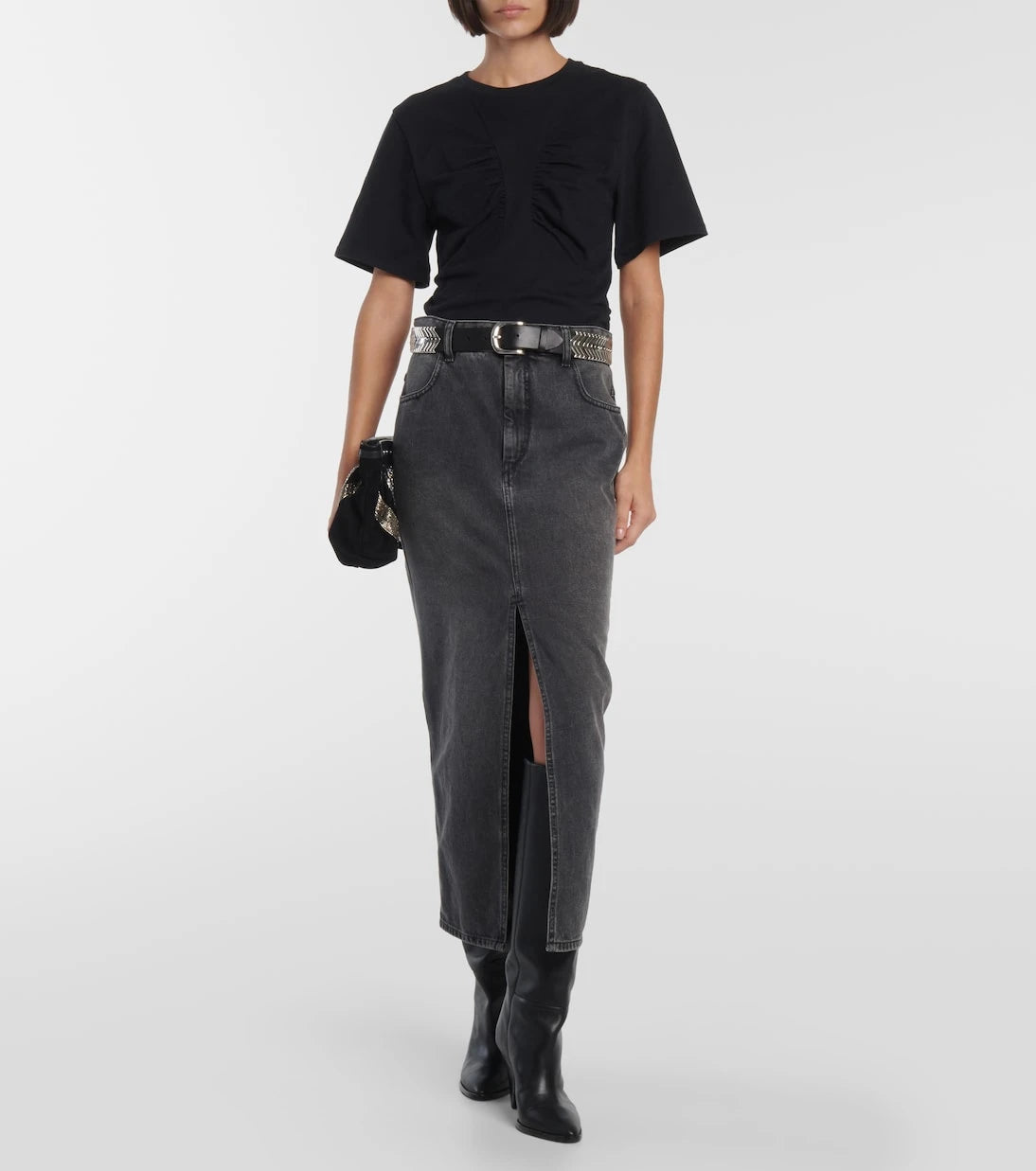 Isabel Marant - Zeren draped cotton jersey T-shirt