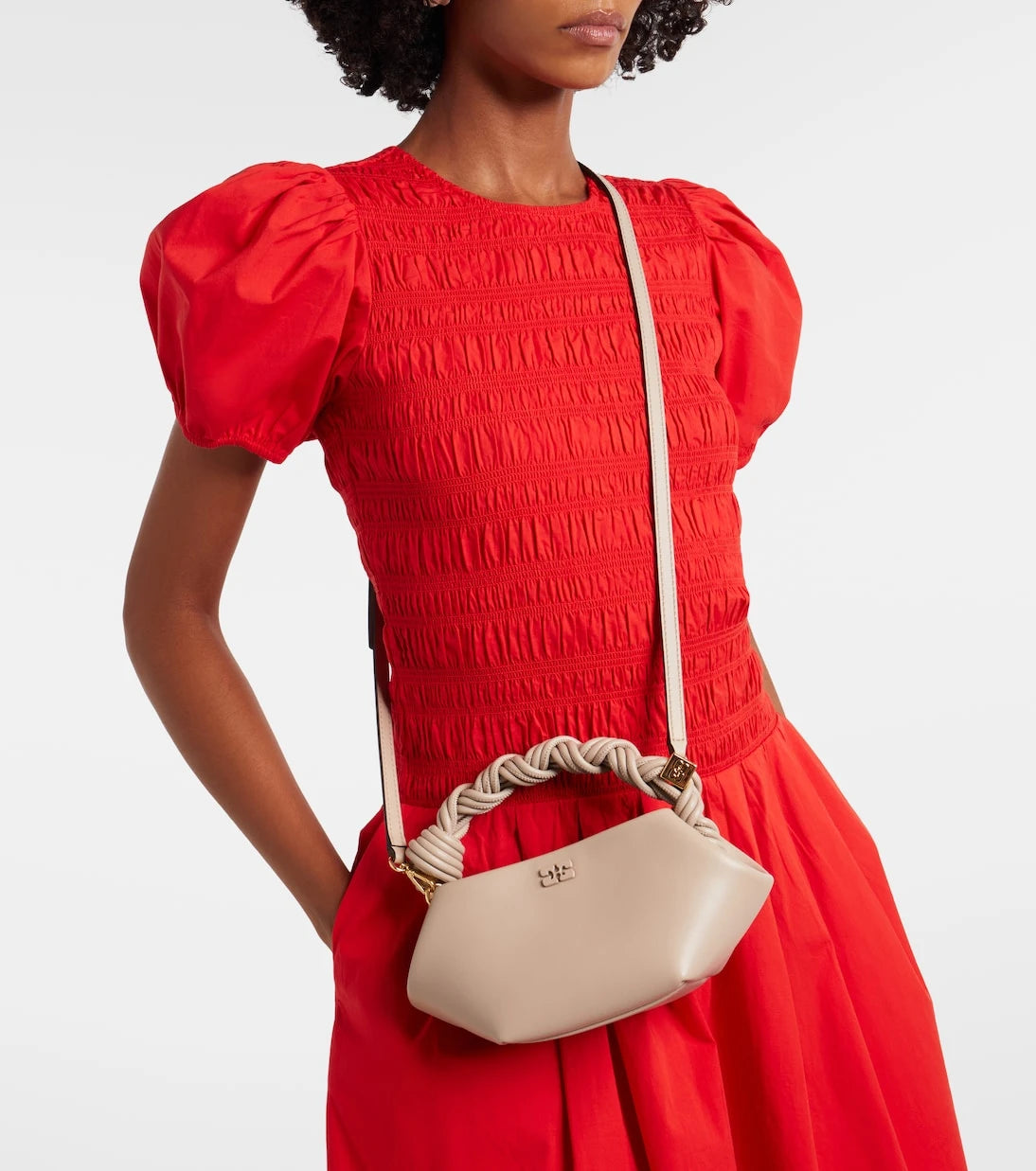Ganni - Bou Mini top-handle bag