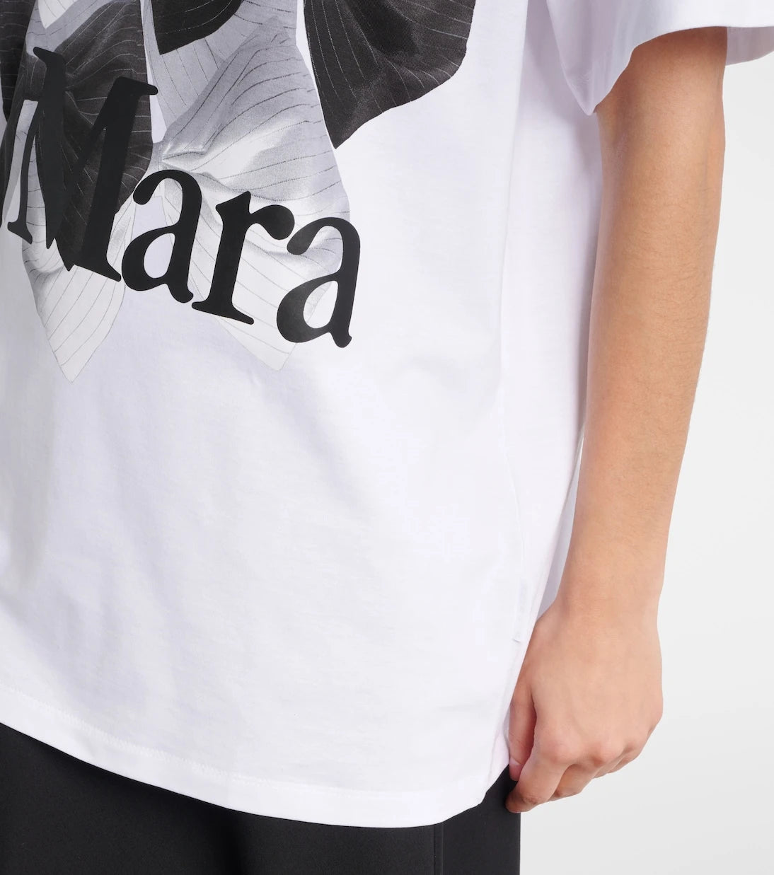 Max Mara - Sequoia logo printed cotton jersey T-shirt