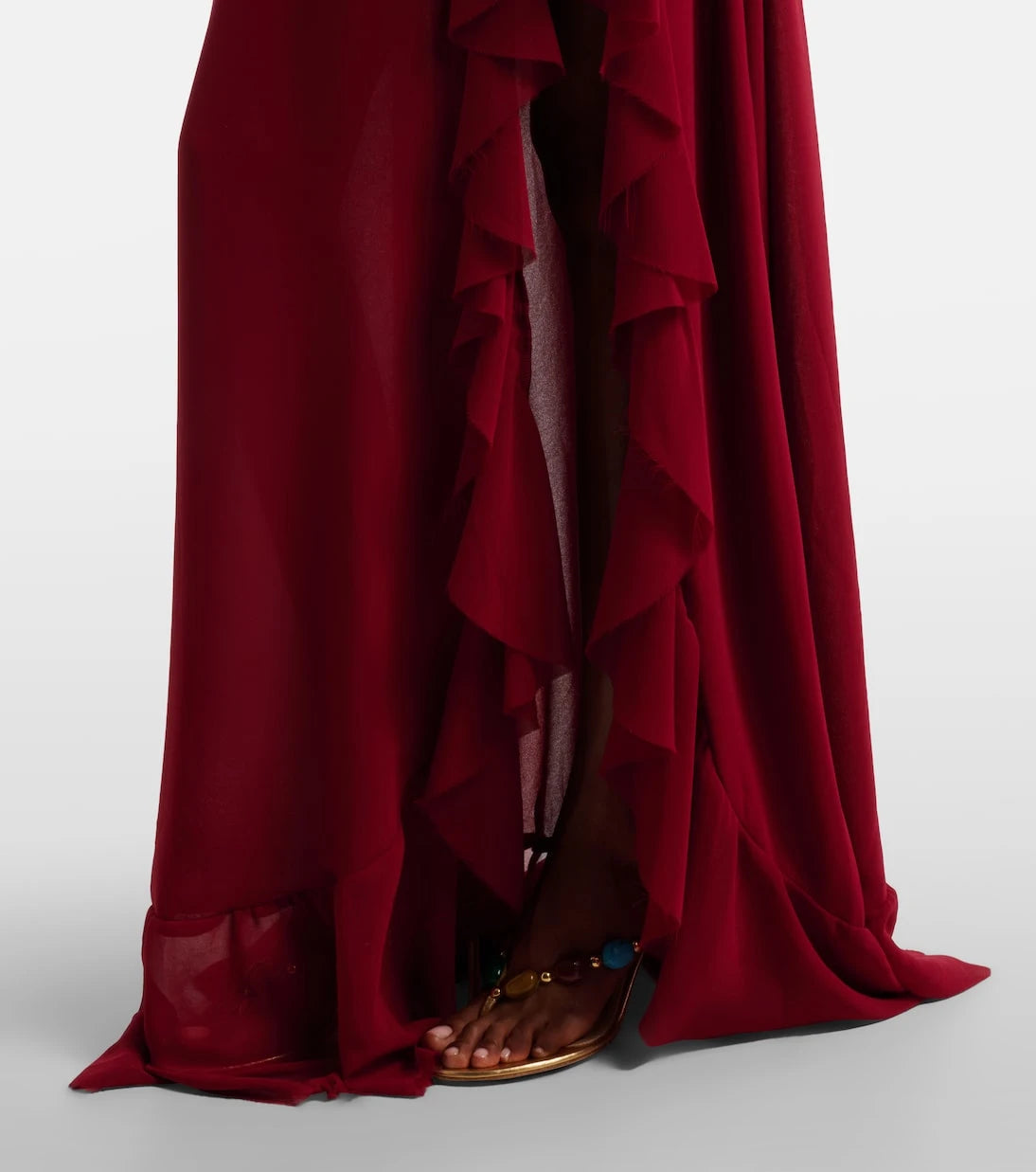 Bananhot - Bellen ruffled maxi dress