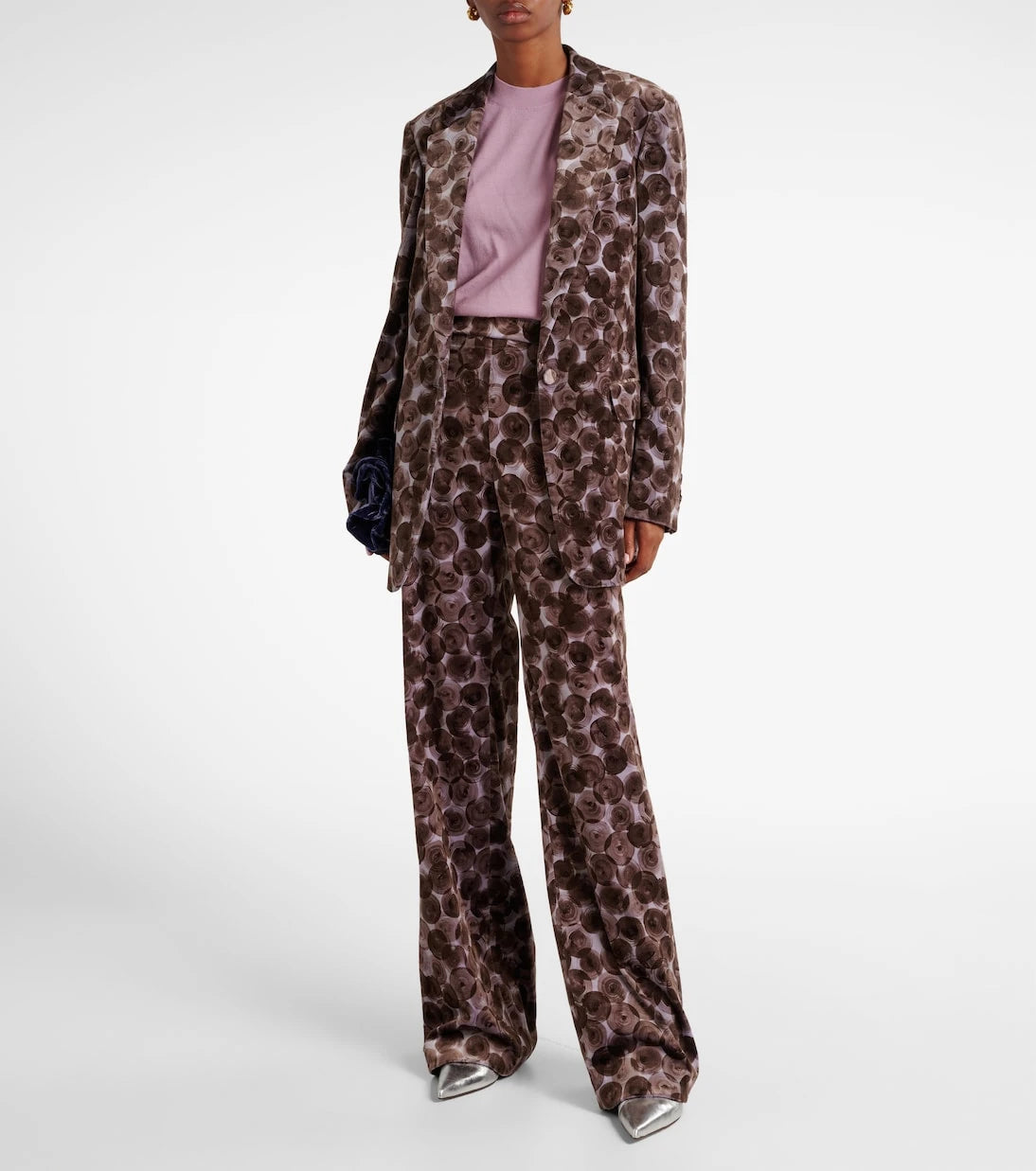 Dries Van Noten - Printed cotton-blend blazer