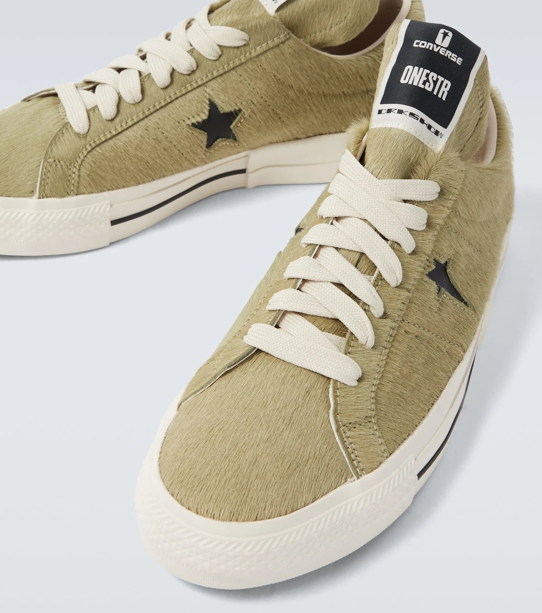 Rick Owens - x Converse calf hair sneakers