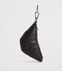 Lemaire Brown Nappa Leather Croissant Keyring
