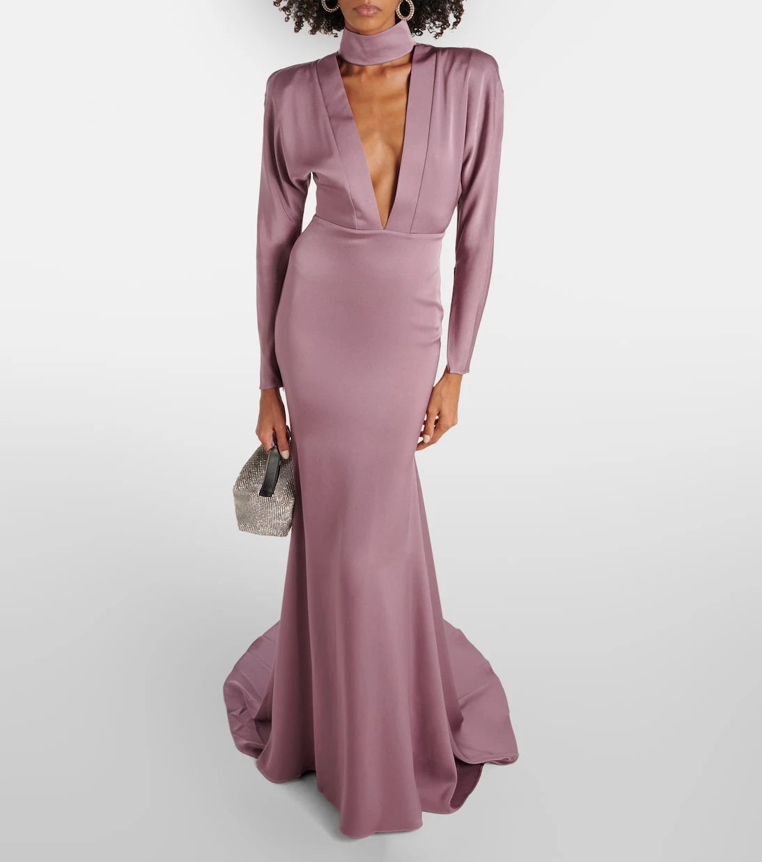 Alex Perry - Satin crêpe gown