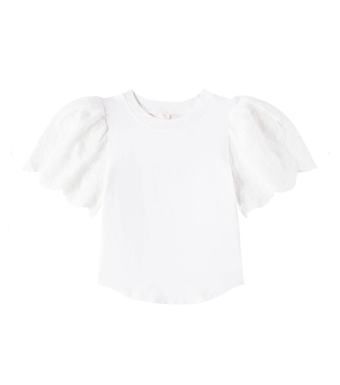 Petite Amalie - Embroidered cotton T-shirt