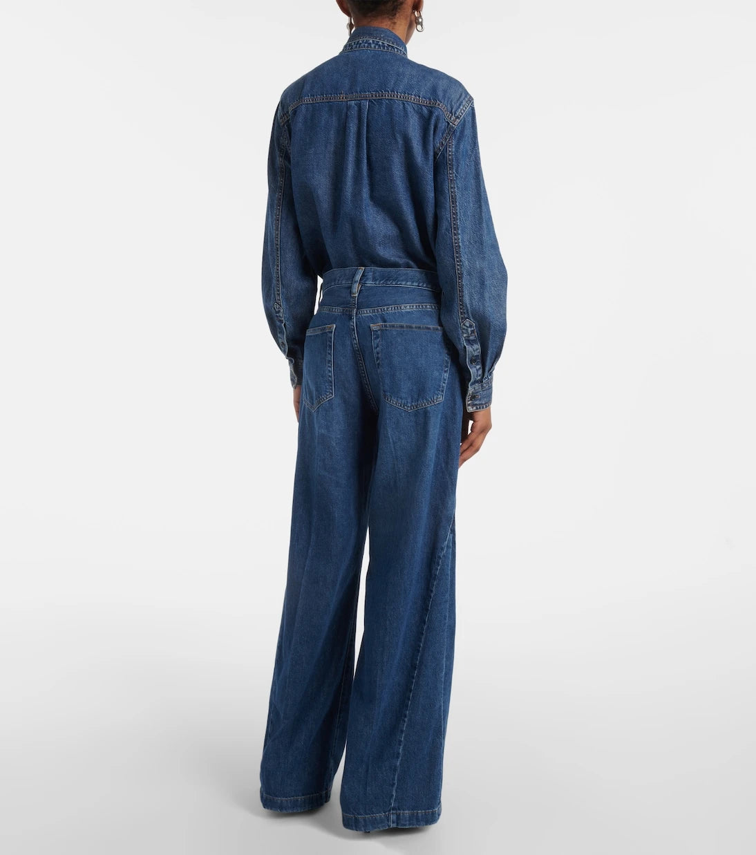 Frame - Le Baggy Palazzo wide-leg jeans