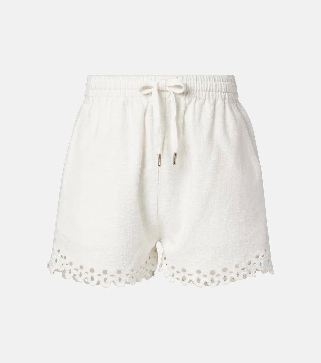 Marant Etoile - Balyme embroidered cotton shorts