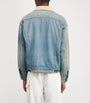 Joret Corduroy-Trim Denim Jacket LIGHT INDIGO