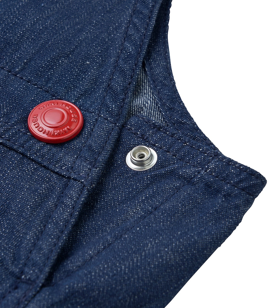 Embroidered Bunny Dungarees (6-36 Months)