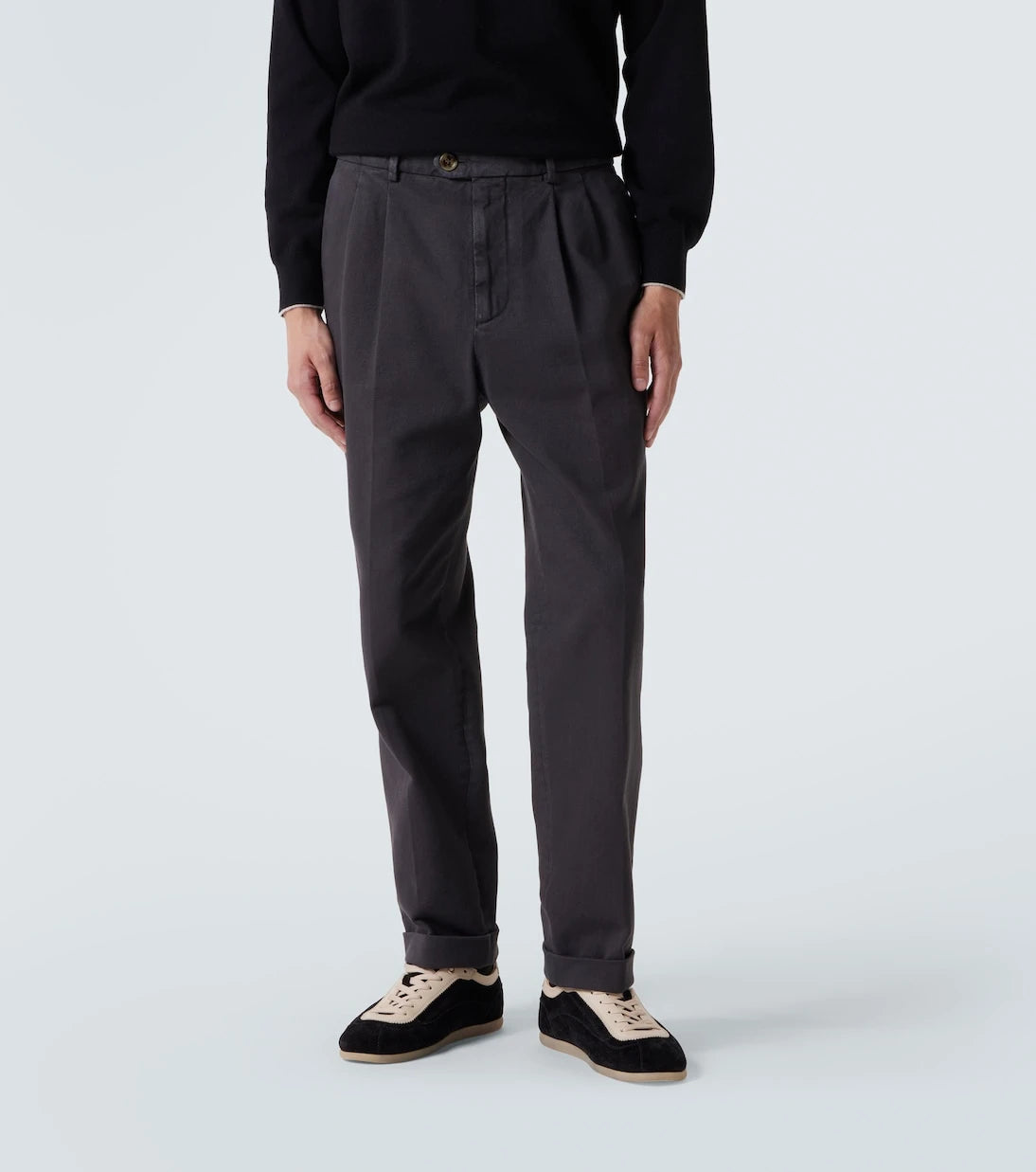 Brunello Cucinelli - Cotton straight pants