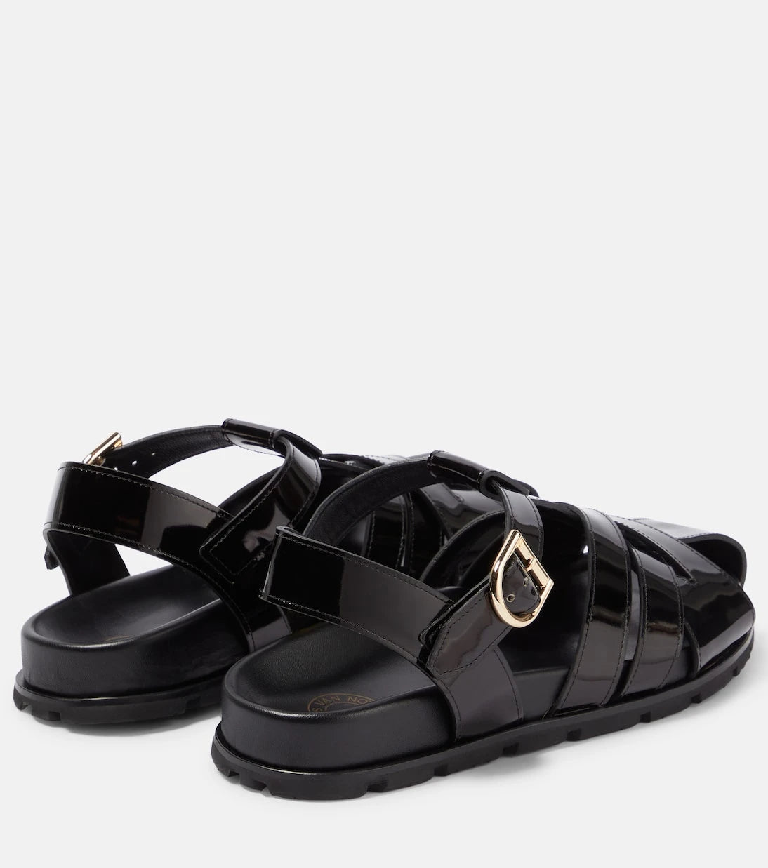 Dries Van Noten - Patent leather sandals