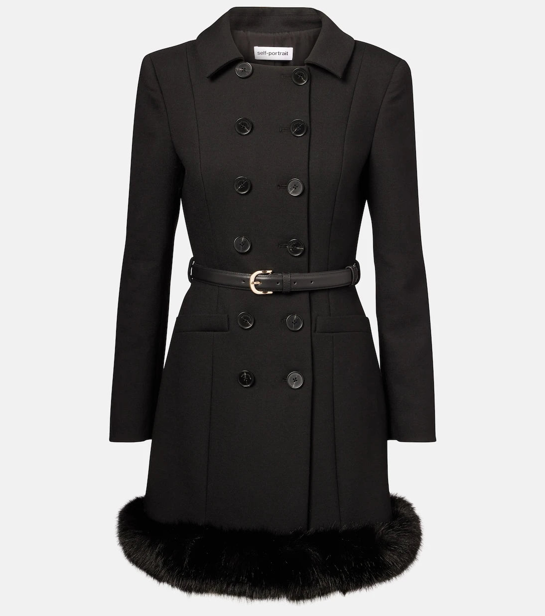 Self-Portrait - Belted blazer dress