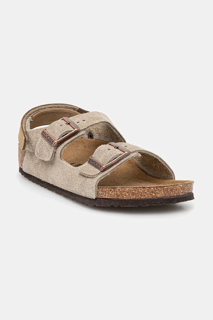 Birkenstock Milano Süet Çocuk Sandalet