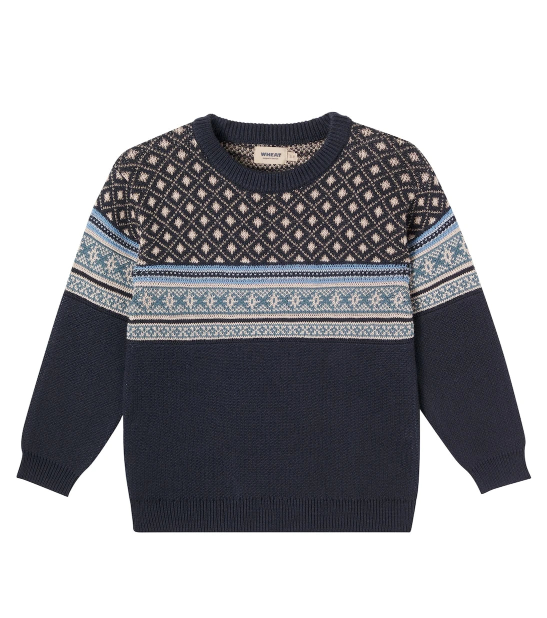Wheat - Julius cotton jacquard sweater