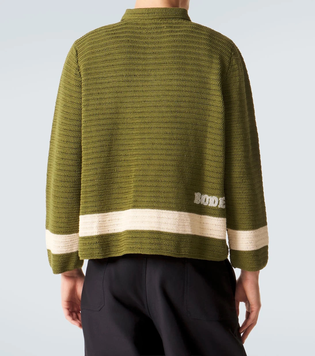 Bode - Marsh crochet cotton shirt