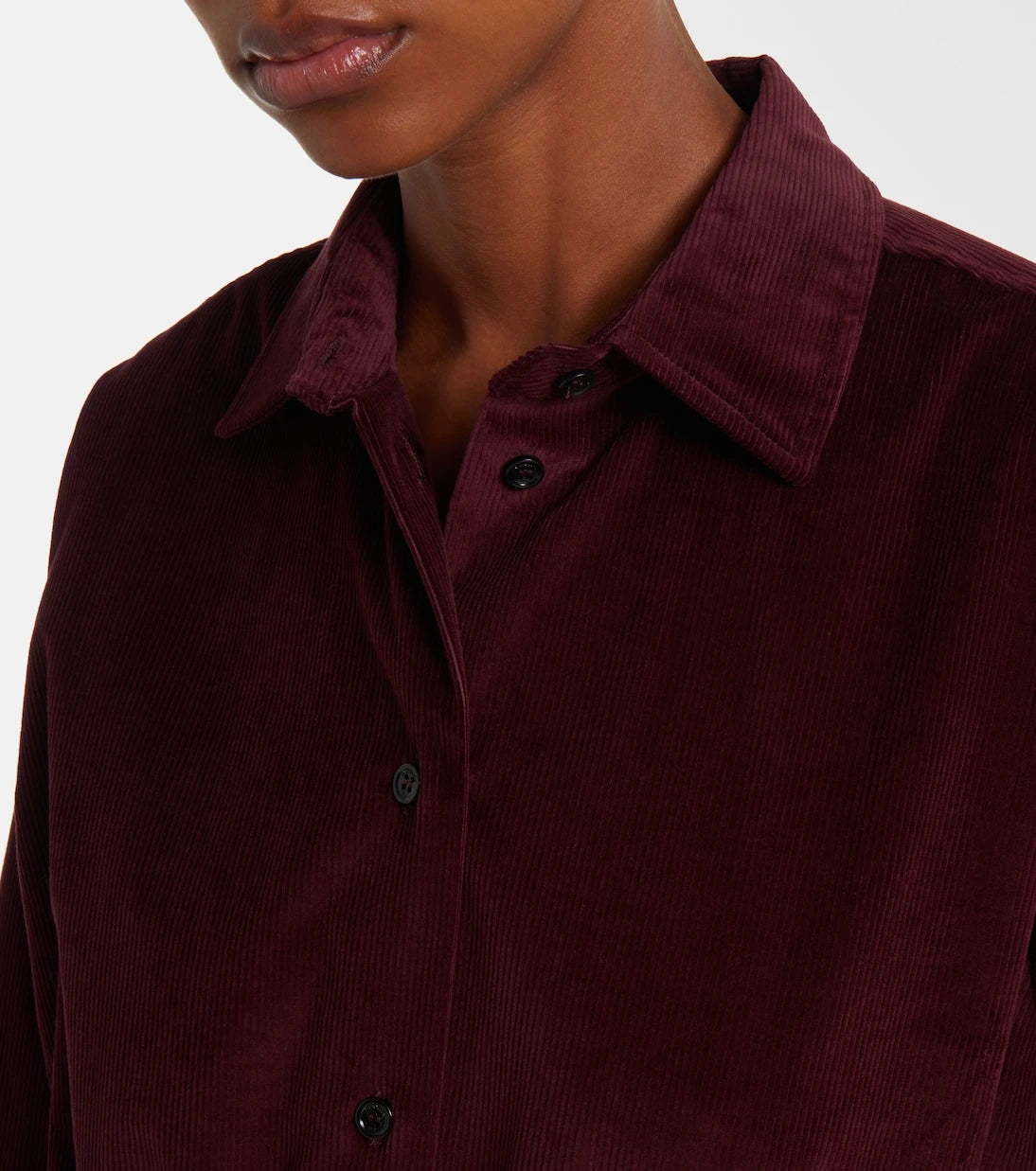 Max Mara - Fertile cotton velvet bodysuit