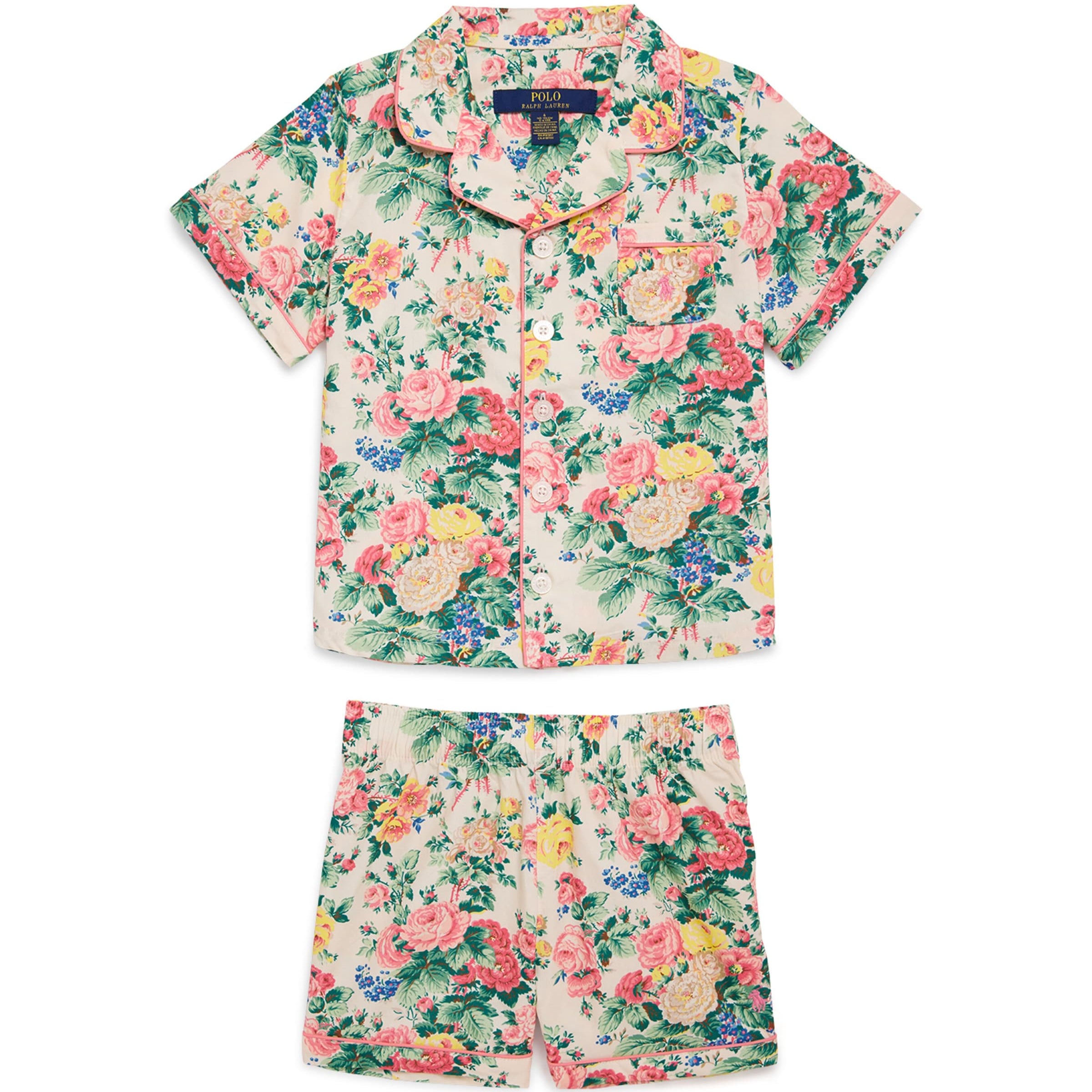 Ralph Lauren Kids Cotton Shirts and Shorts Set (4-7 Years)