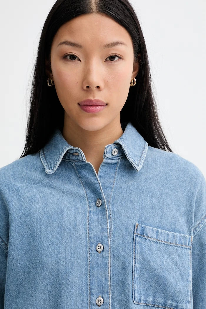 rag & bone риза дамска от деним