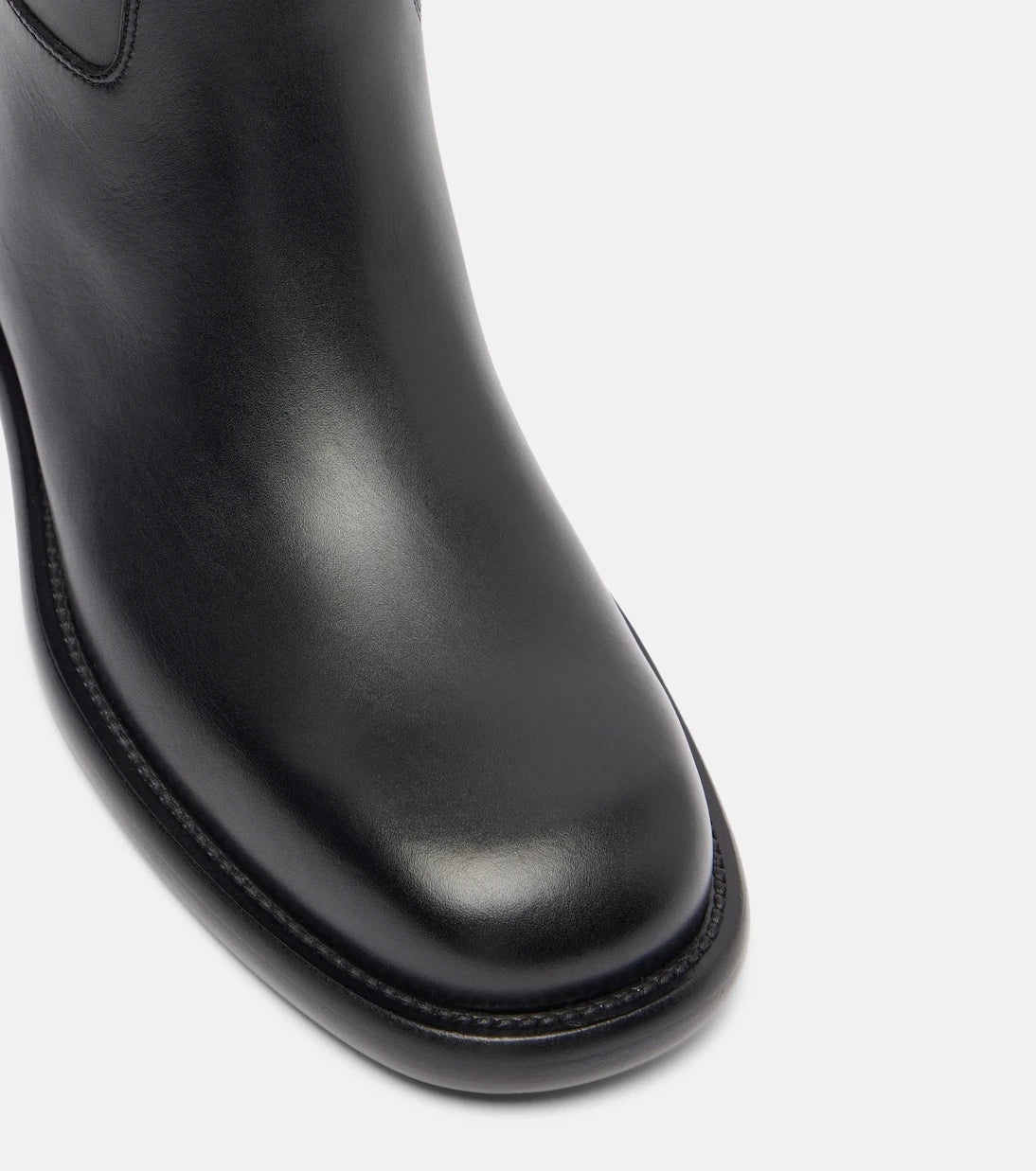 Burberry - Cavalier leather knee-high boots