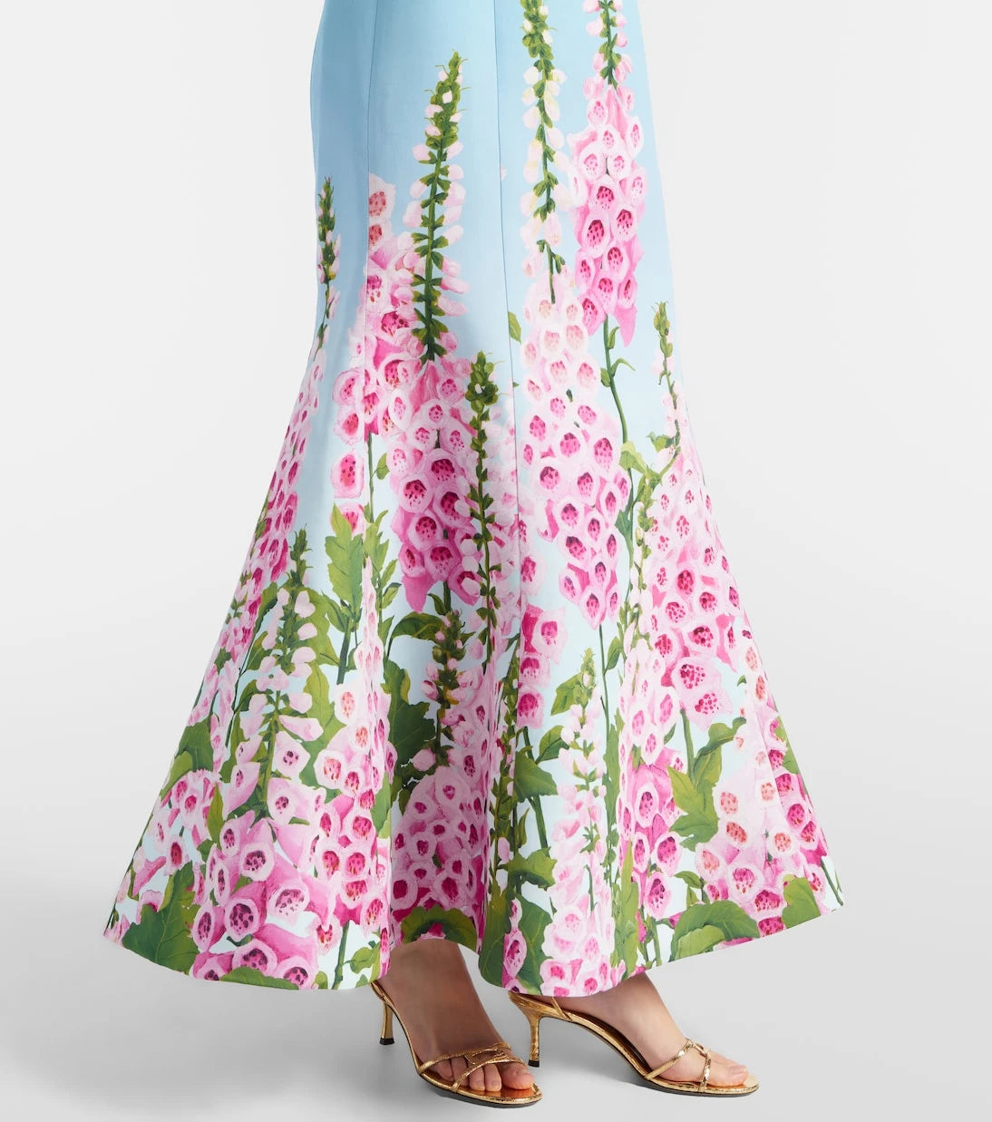 Oscar de la Renta - Foxglove corset gown