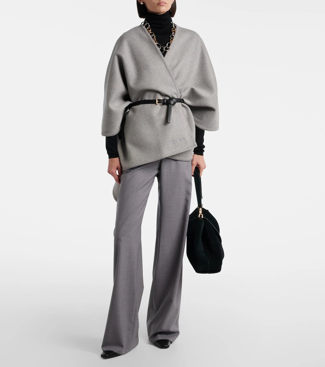 Max Mara - Virgin wool cape