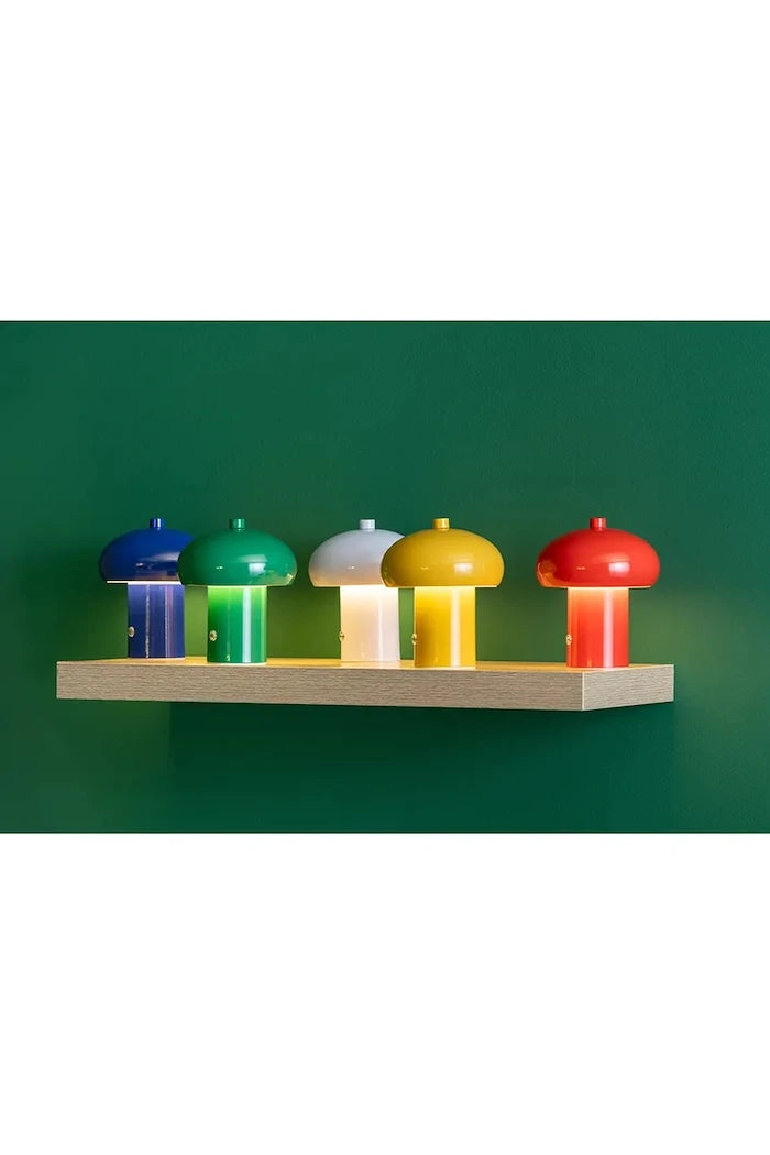 Leitmotiv Retro Seta Kablosuz LED Masa Lambası 12,5 x 15 cm