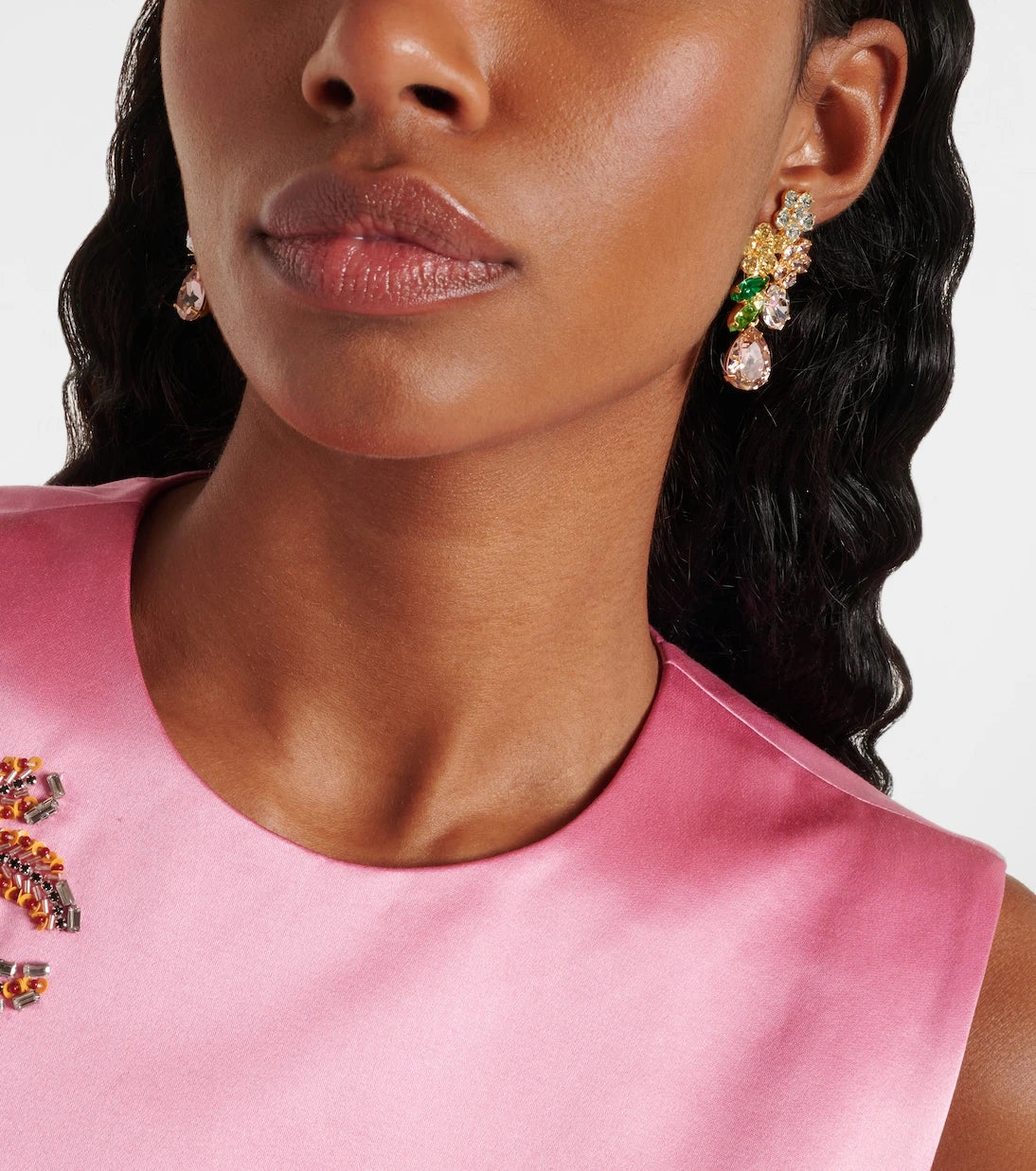 Jennifer Behr - Bouquet gold-plated drop earrings
