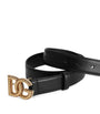 Multi Calfskin Logo Belt