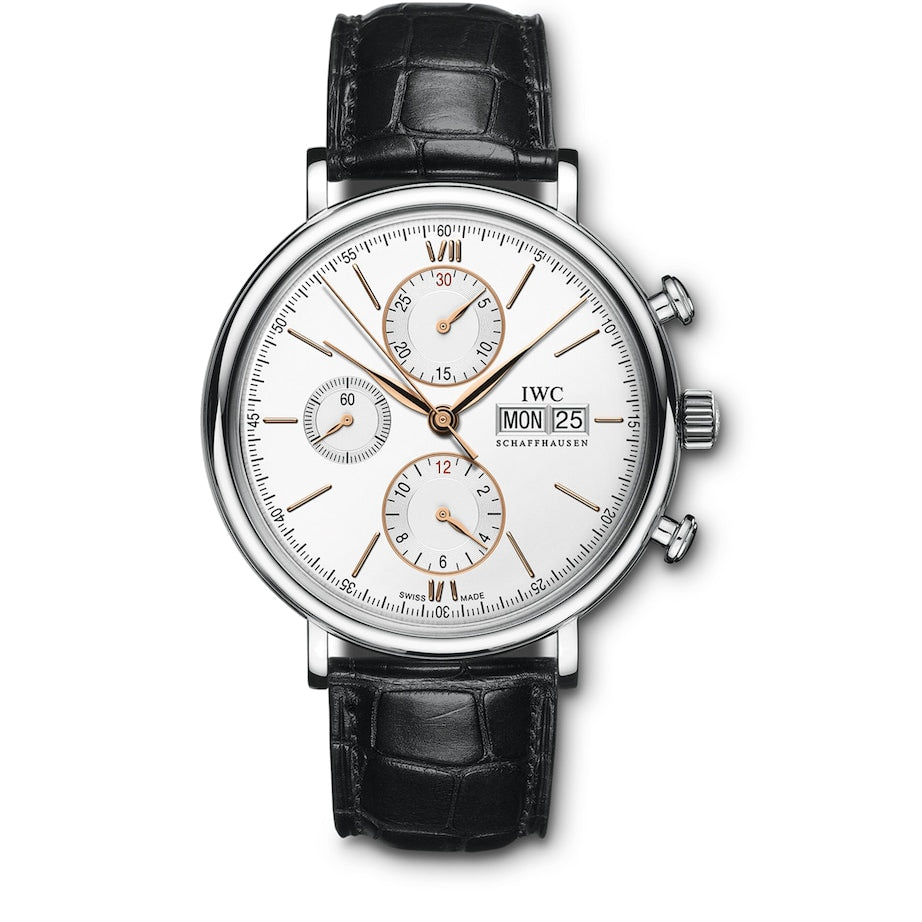 Stainless Steel Portofino Chronograph Watch 42mm