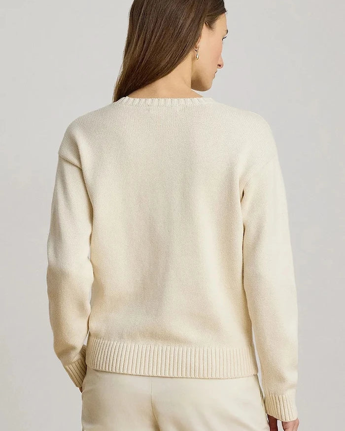 Lauren Ralph Lauren kadın pamuklu kazak